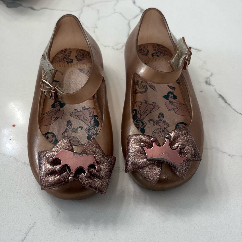Mini Melissa shoes disney princess size 8c